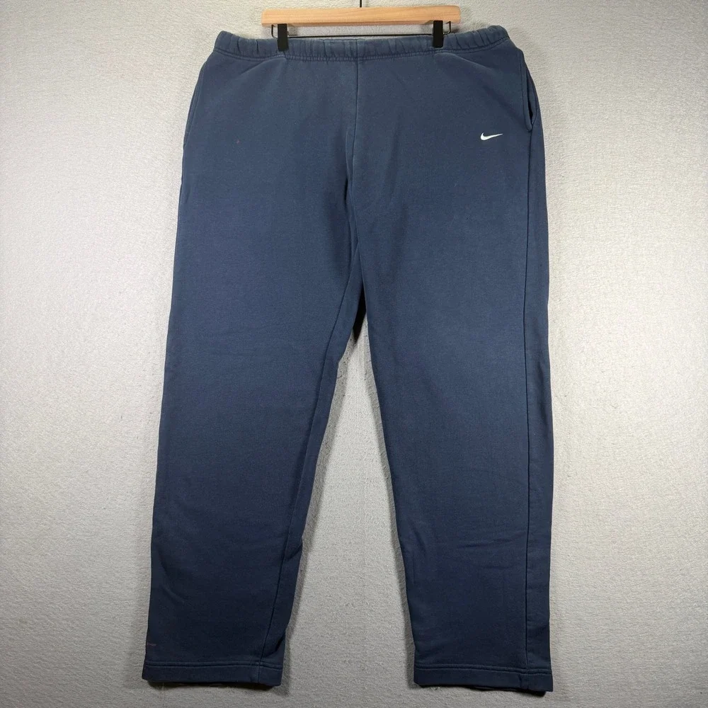 Vintage Nike Men's‎ Navy Blue Sweatpants Joggers Pants Size XL Y2K Baggy Loose